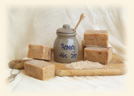 oatmeal and honey Goatmilk Soap