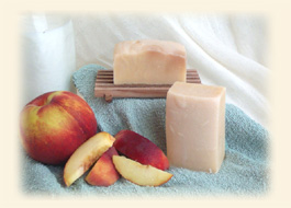 peaches and cream Goatmilk Soap