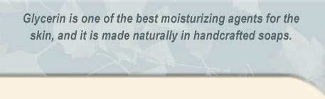 Commercial soap can leave your skin dry and tight due to the mass production methods of the soap making industry. All of the natural moisturizers are taken out, leaving you with salt and detergent.